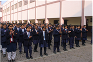 Assembly by Class 7-A; Topic - National Pollution Control Day, 2nd Dec. 2025