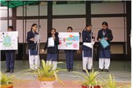 Assembly by Class 7-A; Topic - National Pollution Control Day, 2nd Dec. 2025