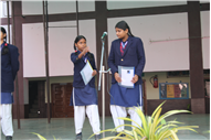 Assembly by Class 7-A; Topic - National Pollution Control Day, 2nd Dec. 2025