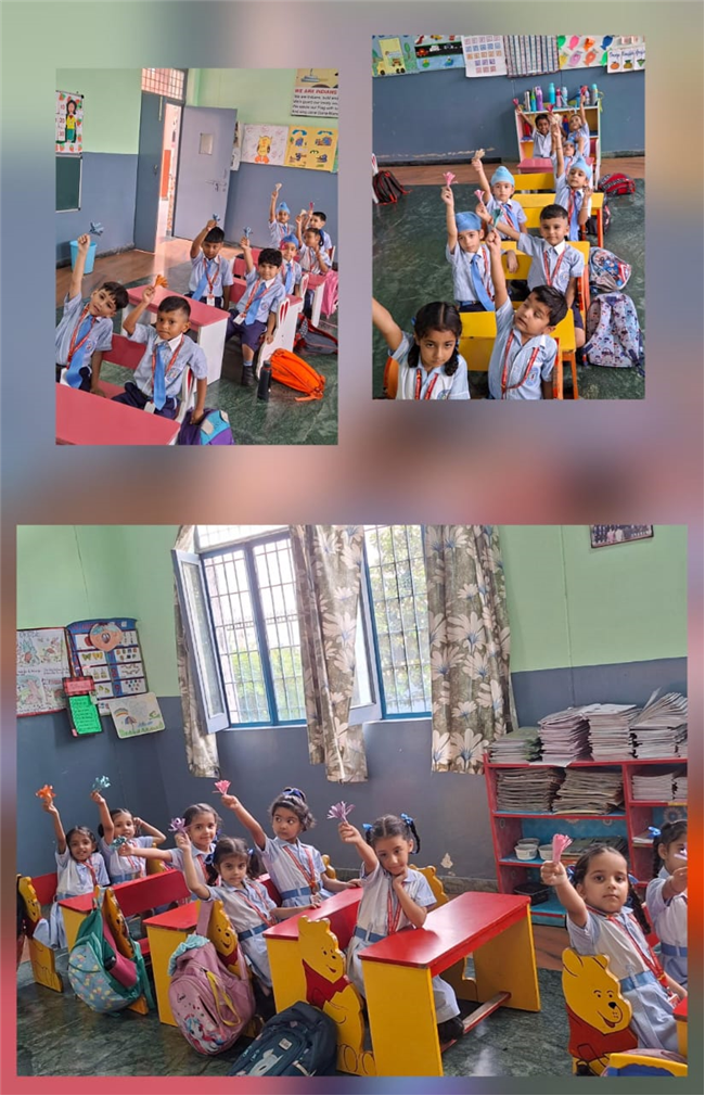 Activities related to Gandhi Jayanti and Dussehra.
