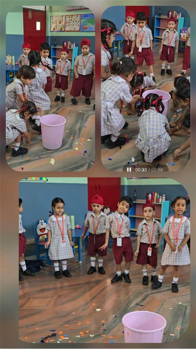 Activities related to Gandhi Jayanti and Dussehra.
