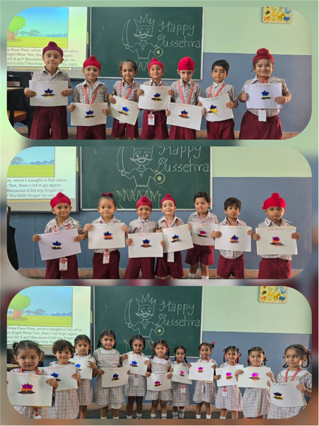 Activities related to Gandhi Jayanti and Dussehra.
