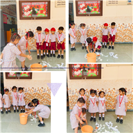 Activities related to Gandhi Jayanti and Dussehra.