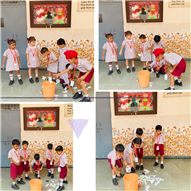 Activities related to Gandhi Jayanti and Dussehra.