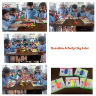 Activities related to Gandhi Jayanti and Dussehra.