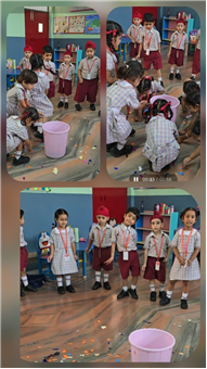 Activities related to Gandhi Jayanti and Dussehra.