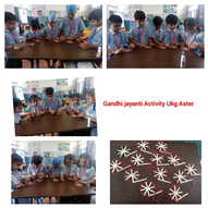 Activities related to Gandhi Jayanti and Dussehra.