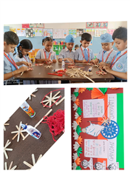Activities related to Gandhi Jayanti and Dussehra.