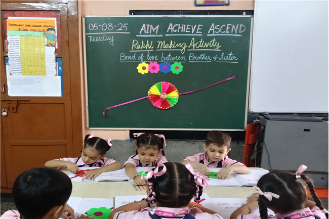 RAKHI MAKING ACTIVITY (KINDERGARTEN)