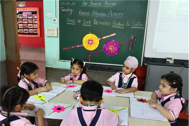 RAKHI MAKING ACTIVITY (KINDERGARTEN)