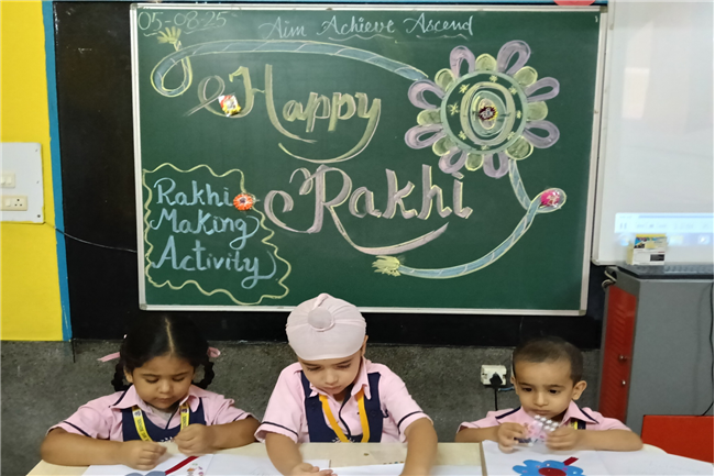 RAKHI MAKING ACTIVITY (KINDERGARTEN)