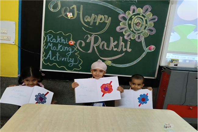 RAKHI MAKING ACTIVITY (KINDERGARTEN)