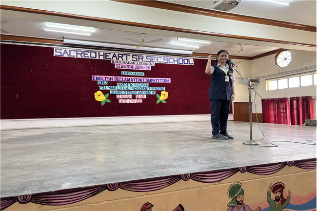 ENGLISH DECLAMATION COMPETITION CLASSES VI-VIII
