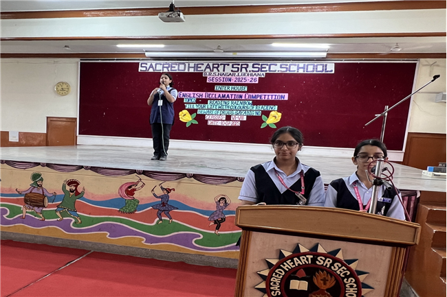 ENGLISH DECLAMATION COMPETITION CLASSES VI-VIII
