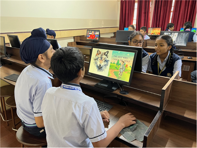 STORY TELLING POWERPOINT COMPETITION CLASS-VII