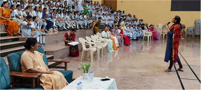 AWARENESS SESSION FOR STUDENTS ON CHILD RIGHTS AND POCSO ACT CONDUCTED BY CCPCR