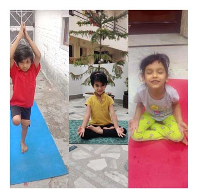 Breathe in, Bend down Yoga fun for everyone