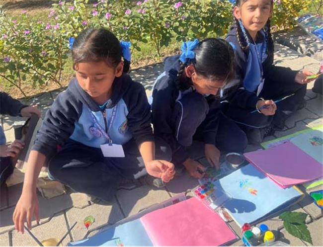 Leaf Printing Activity