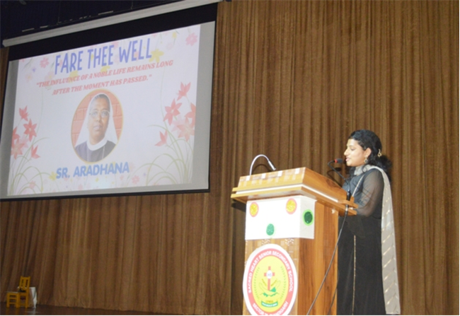 A Heartfelt Farewell to Rev. Sr. Aradhana