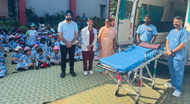Pre-Primary Students Explore the World of Ambulance Services