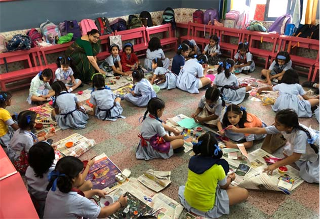 Diwali Celebrations Illuminate the Pre-Primary Wing with Joy and Colour!