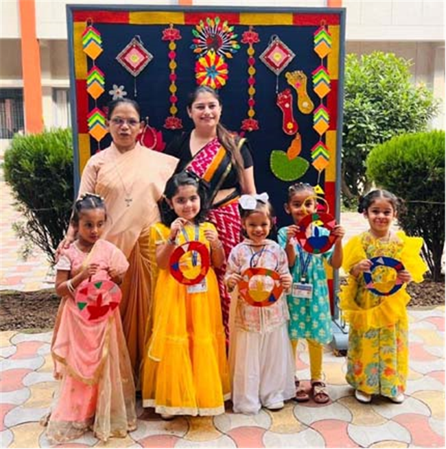 Diwali Celebrations Illuminate the Pre-Primary Wing with Joy and Colour!
