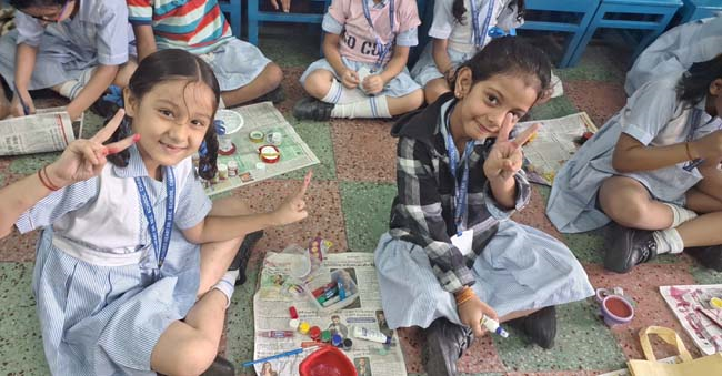 Diwali Celebrations Illuminate the Pre-Primary Wing with Joy and Colour!