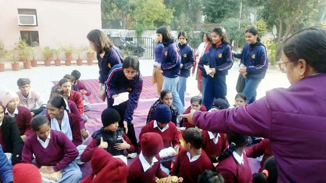 Christmas Donation at Vatika School, Sector-19, Chandigarh