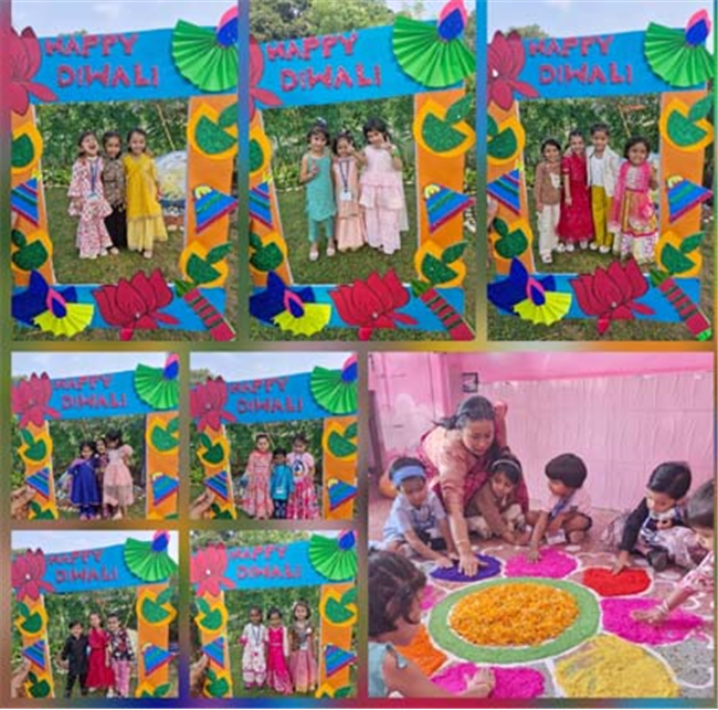 Diwali Celebrations Illuminate the Pre-Primary Wing with Joy and Colour!