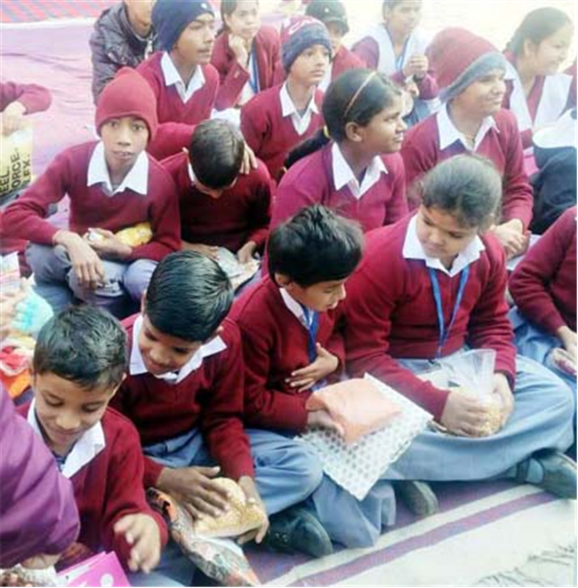 Christmas Donation at Vatika School, Sector-19, Chandigarh