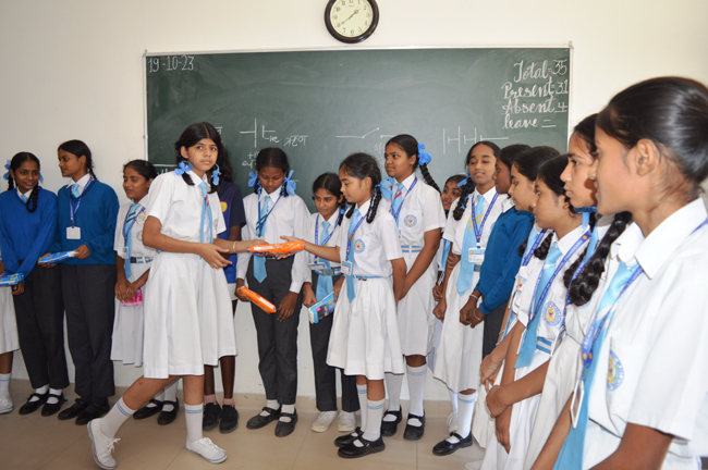 Distribution Of Sanitary Napkin’s