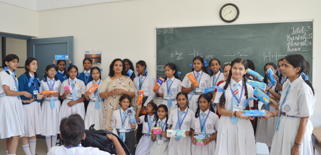 Distribution Of Sanitary Napkin’s