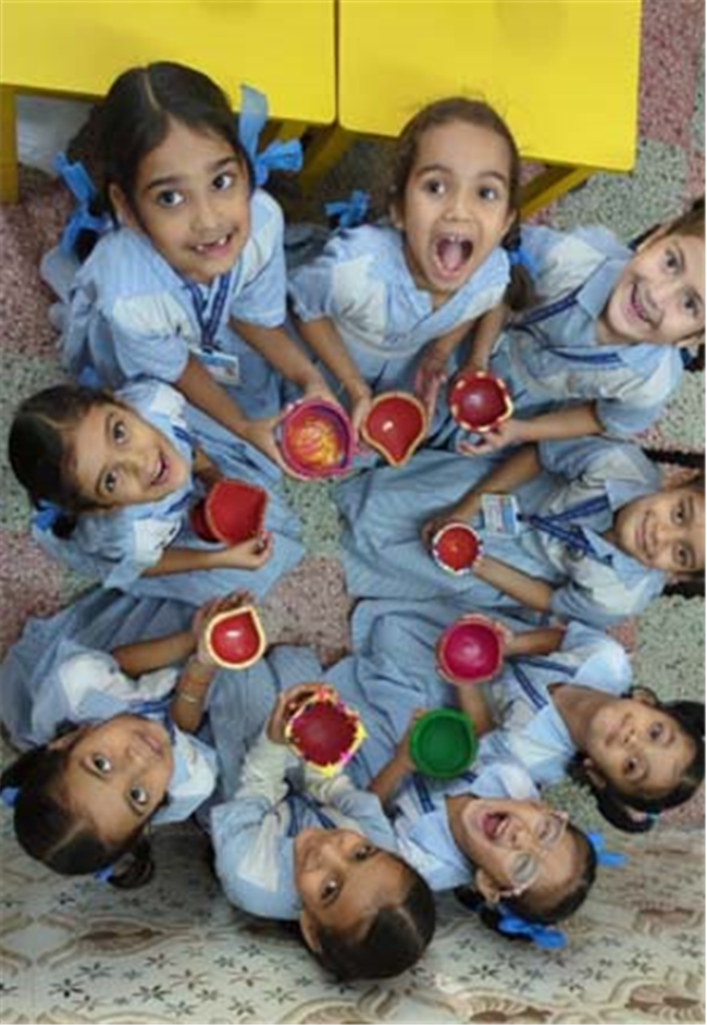 Diwali Celebrations Illuminate the Pre-Primary Wing with Joy and Colour!