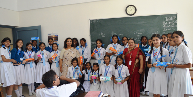 Distribution Of Sanitary Napkin’s