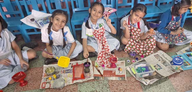 Diwali Celebrations Illuminate the Pre-Primary Wing with Joy and Colour!