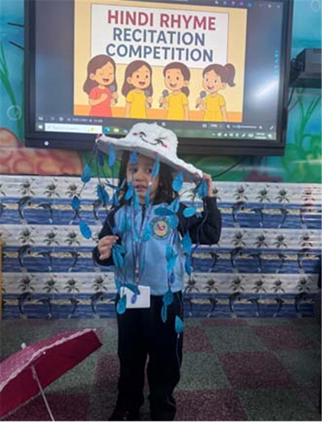 English and Hindi Rhyme Recitation Competition