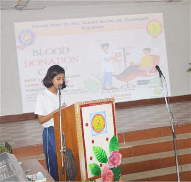 A Noble Act of Kindness: Blood Donation Camp at Sacred Heart