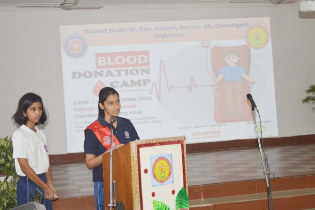 A Noble Act of Kindness: Blood Donation Camp at Sacred Heart