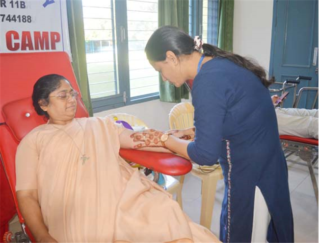 A Noble Act of Kindness: Blood Donation Camp at Sacred Heart
