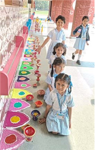Diwali Celebrations Illuminate the Pre-Primary Wing with Joy and Colour!