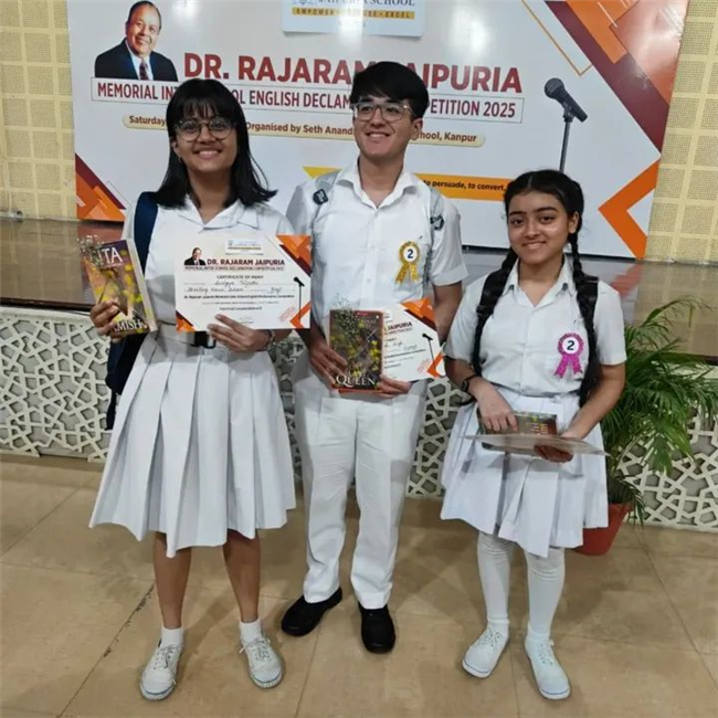 Winners of Declamation Competition