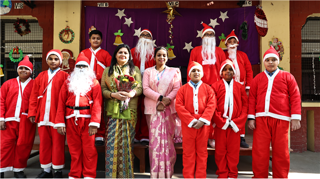 Class 6-G  unveiled a joyous Christmas themed assembly