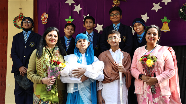 Class 6-G  unveiled a joyous Christmas themed assembly