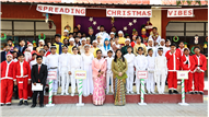 Class 6-G  unveiled a joyous Christmas themed assembly