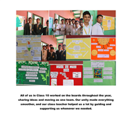 Class 10A Val ed board work