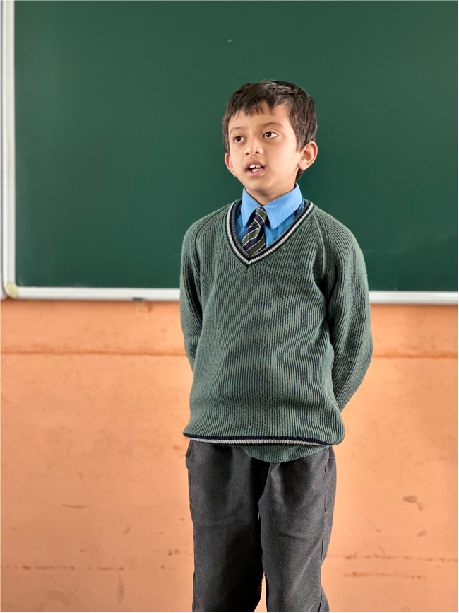 Class 2-A English Storytelling Activity
