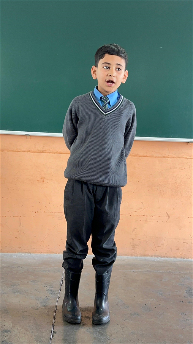 Class 2-A English Storytelling Activity