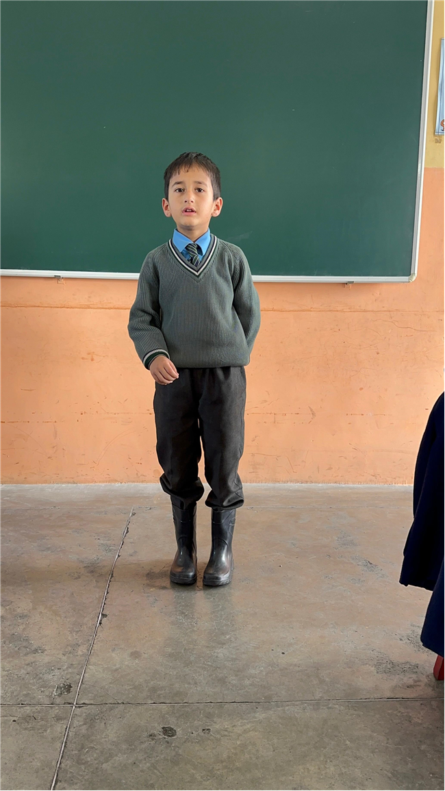 Class 2-A English Storytelling Activity