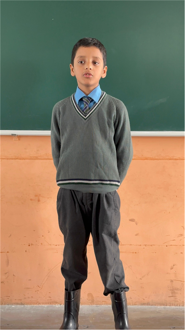 Class 2-A English Storytelling Activity