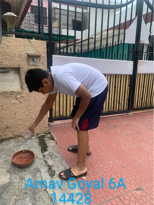 Good Deeds by Class 6 Students.